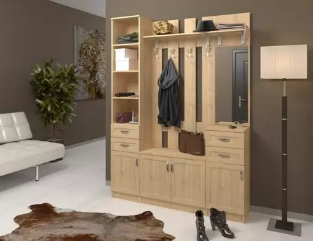 Стенка для прихожей-Р Горизонт Баронс 1188