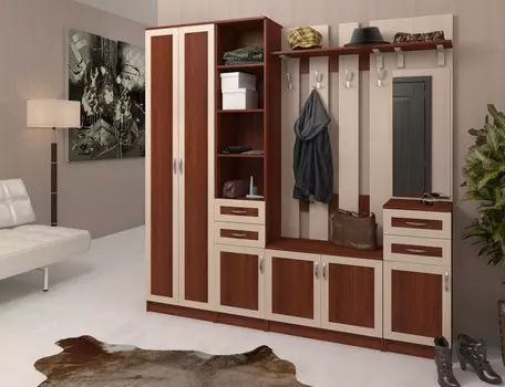 Стенка для прихожей-Р Горизонт Баронс 1189