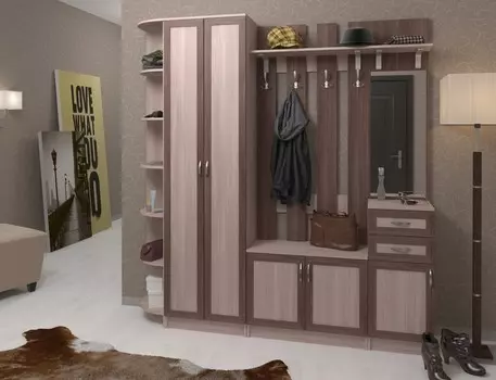 Стенка для прихожей-Р Горизонт Баронс 1190