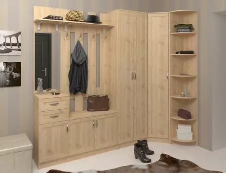 Стенка для прихожей-Р Горизонт Баронс 1196