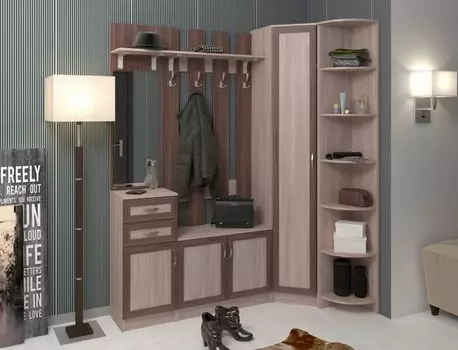 Стенка для прихожей-Р Горизонт Баронс 1198