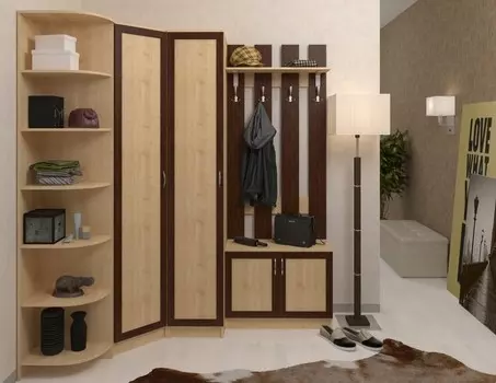 Стенка для прихожей-Р Горизонт Баронс 1200