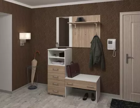 Стенка для прихожей Респект Баронс 1228