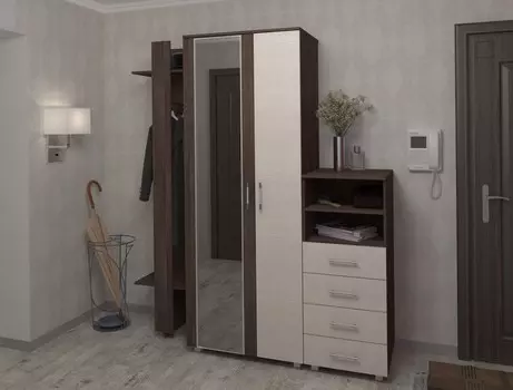 Стенка для прихожей Респект Баронс 1233