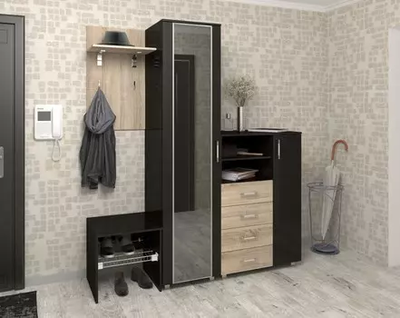 Стенка для прихожей Респект Баронс 1234