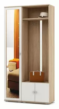 Стенка для прихожей Тунис-1 ВМФ ПРТ-1-ДСБ