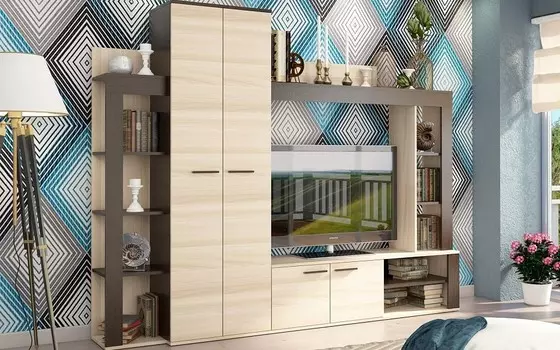 Стенка-горка Осло СТЛ.238.00 дуб феррара, ясень шимо светлый Столлайн 2016023800000