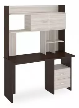 Стол компьютерный Домино Lite СКЛ-Прям130+НКЛХ-130 ВК Merdes СКЛ-Прям130+НКЛХ -130 ВК, СКЛ-Прям130+НКЛХ-130 ВК