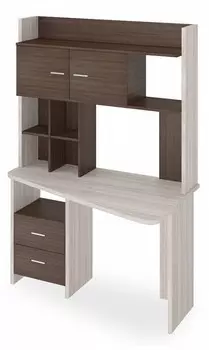 Стол компьютерный Домино Lite СКЛ-Трап120+НКЛХ-120 Merdes СКЛ-Трап120+НКЛХ -120 КШ ПРАВ, СКЛ-Трап120+НКЛХ-120 КШ ПРАВ