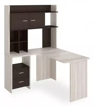 Стол компьютерный Домино Lite СКЛ-Угл130+НКЛХ-120 КВ ЛЕВ Merdes СКЛ-Угл130+НКЛХ -120 КВ ЛЕВ, СКЛ-Угл130+НКЛХ-120 КВ ЛЕВ