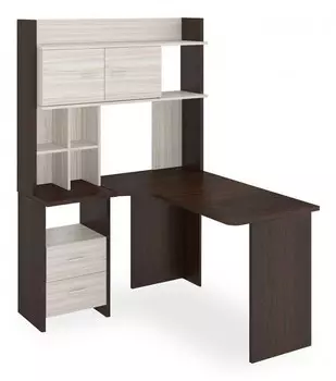 Стол компьютерный Домино Lite СКЛ-Угл130+НКЛХ-120 ВК ЛЕВ Merdes СКЛ-Угл130+НКЛХ -120 ВК ЛЕВ, СКЛ-Угл130+НКЛХ-120 ВК ЛЕВ