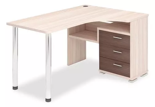 Стол компьютерный Домино СР-132С-150 КШ-Ч-ПРАВ Merdes СР-132С-150 КШ-Ч-ПРАВ