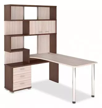 Стол компьютерный Домино СР-420/170 ШКК-Ч-ЛЕВ Merdes СР-420/170 ШКК-Ч-ЛЕВ