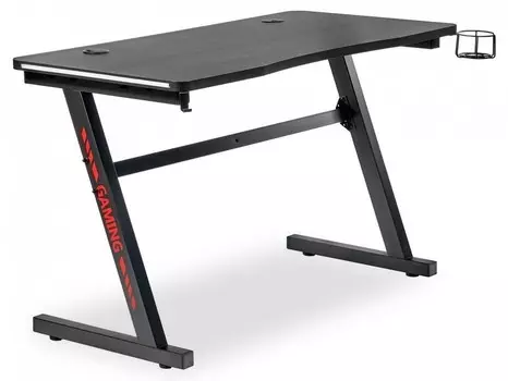 Компьютерный геймерский стол Epic glow 120х60х75см с LED подсветкой, подстаканником, крючком для наушников Bradex Home FR 0684