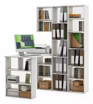 Стол компьютерный Феликс-15 ВМФ ФКС-15-БЕЛ