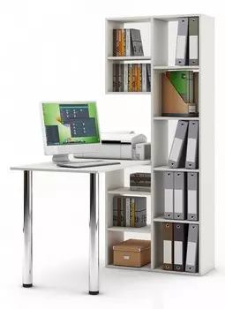 Стол компьютерный Феликс-26 ВМФ ФКС-26-БЕЛ