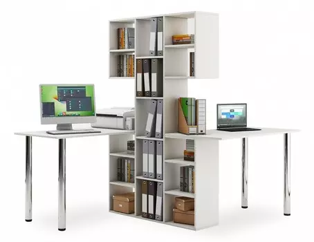 Стол компьютерный Феликс-366 ВМФ ФКС-366-БЕЛ