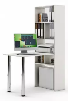 Стол компьютерный Феликс-46 ВМФ ФКС-46-БЕЛ