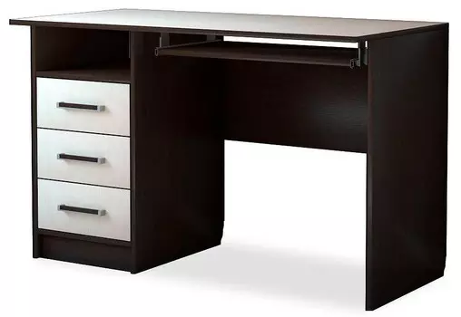 Стол компьютерный КЛ №1.1 РОСТОК МЕБЕЛЬ 00-00000788 Венге / Дуб молочный