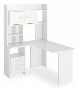 Стол компьютерный Нельсон Lite СКЛ-Угл130+НКЛХ-120 БЕ ЛЕВ Merdes СКЛ-Угл130+НКЛХ -120 БЕ ЛЕВ, СКЛ-Угл130+НКЛХ-120 БЕ ЛЕВ