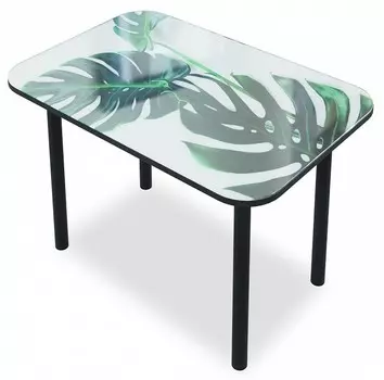 Стол обеденный Берген ВКДП Берген ПМ-203.31 Стол, Монстера/Черный