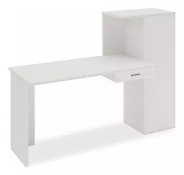 Стол письменный Домино Lite СКЛ-ПРЯМ130+ШК Merdes СКЛ-ПРЯМ130+ШК БЕ