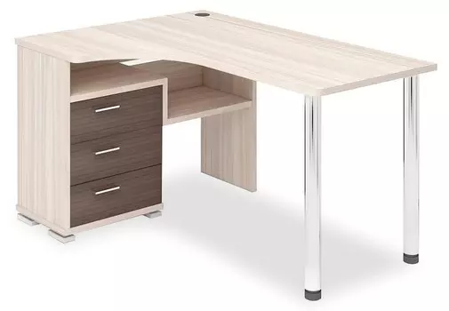 Стол письменный Домино СР-132С-140 Merdes СР-132С-140 КШ-Ч-ЛЕВ