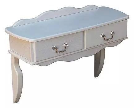 Стол туалетный Берже 20 ясень белый Мебелик 4607130882931