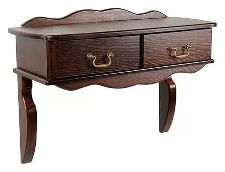 Стол туалетный Берже 20 темно-коричневый Мебелик 4607130881651