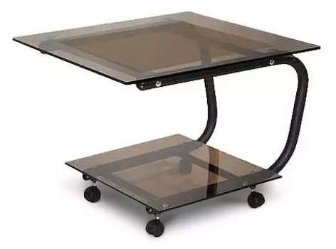 Стол журнальный Дуэт 9 черный Мебелик 4607130886205