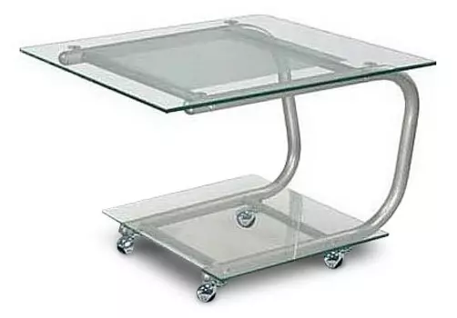 Стол журнальный Дуэт 9 металлик Мебелик 4607130885413