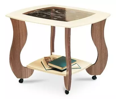 Стол журнальный Сатурн-М01 Олимп-мебель ML15476, П00021778, Сатурн - М01 с пескоструйным рисунком №2