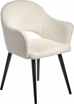 Стул Bruno белый, искусственный мех Bradex Home RF 0446