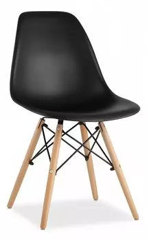 Стул Eames Wood Stool Group 8056PP BLACK