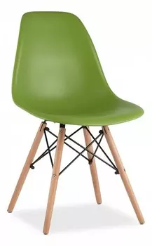 Стул Eames Wood Stool Group 8056PP GREEN