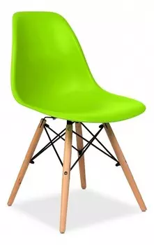 Стул Eames Wood Stool Group 8056PP GREEN 90056