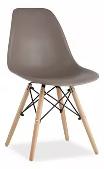 Стул Eames Wood Stool Group 8056PP WARM GREY