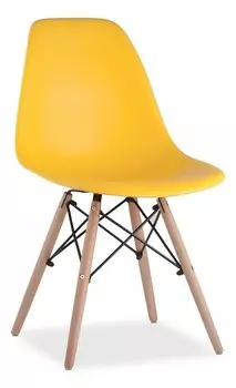 Стул Eames Wood Stool Group 8056PP YELLOW