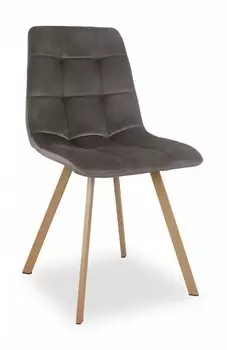 Стул Easy тёмно-коричневый с ножками под дерево Bradex Home FR 0735