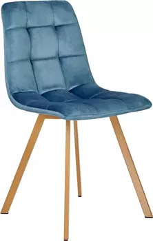 Стул Easy тёмно-бирюзовый с ножками под дерево Bradex Home FR 0734