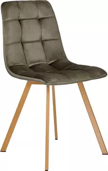 Стул Easy тёмно-коричневый с ножками под дерево Bradex Home FR 0735