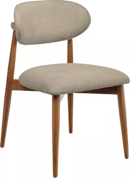 Стул Lucas 3 латте букле с ножками цвета орех Bradex Home RF 0797