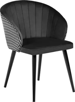 Стул Paola чёрный с жаккардом Bradex Home RF 0262