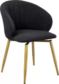 Стул Paola графит, матовое золото, на поворотном механизме Bradex Home RF 0642