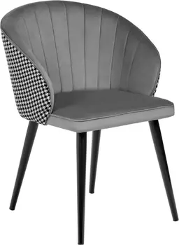 Стул Paola тёмно-серый с жаккардом Bradex Home RF 0261