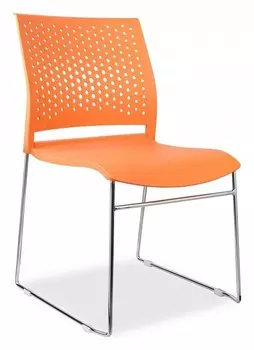 Стул RCH D918 (D918-1) Оранжевый пластик Riva D918 (D918-1), УЧ-00000857