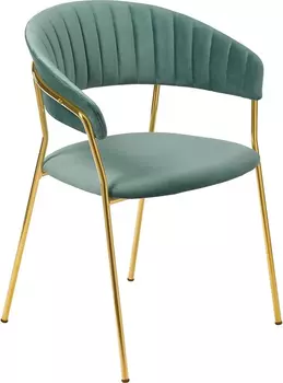 Стул Turin мятный с золотыми ножками Bradex Home FR 0912