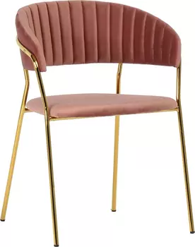 Стул Turin пудровый с золотыми ножками Bradex Home FR 0161