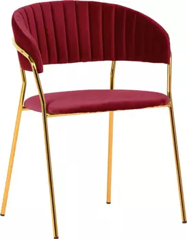 Стул Turin винный с золотыми ножками Bradex Home FR 0715