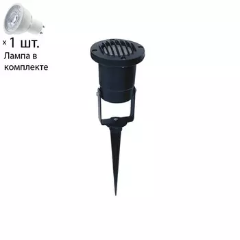 Светильник грунтовый поворотный галогенный с лампочкой Favourite Relief 1833-1T+Lamps Gu10